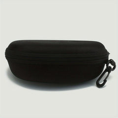 Solid Glasses Case Zipper Closure Sunglasses Storage Box