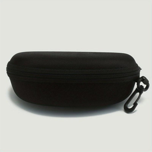Solid Glasses Case Zipper Closure Sunglasses Storage Box