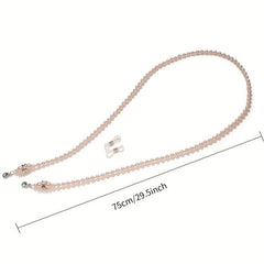 Faux Pearl Beaded Glasses Chain Anti Slip Eyeglasses Lanyard Strap