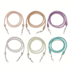 Faux Pearl Beaded Glasses Chain Anti Slip Eyeglasses Lanyard Strap