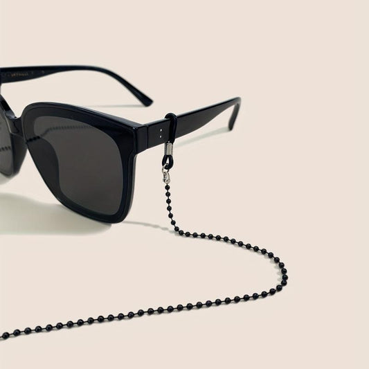 Stylish Beaded Glasses Chain Anti Slip Metal Strap