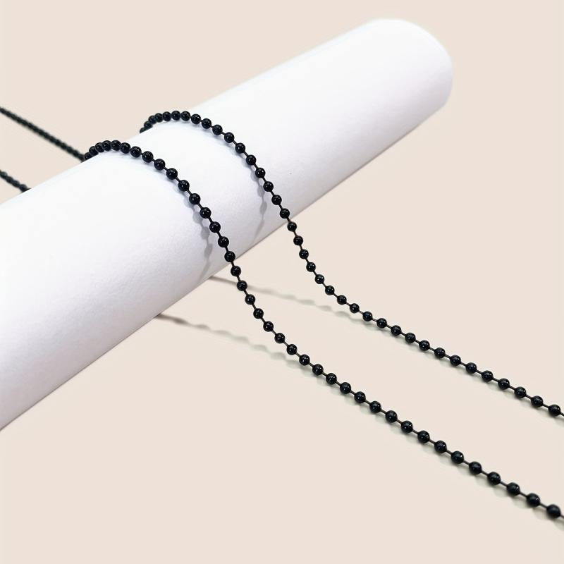 Stylish Beaded Glasses Chain Anti Slip Metal Strap