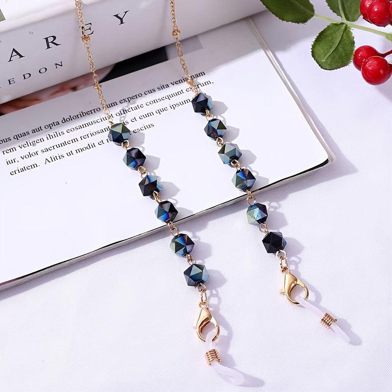 Bohemian Crystal Glasses Chain Eyeglass Holder Mask Hanging Chain