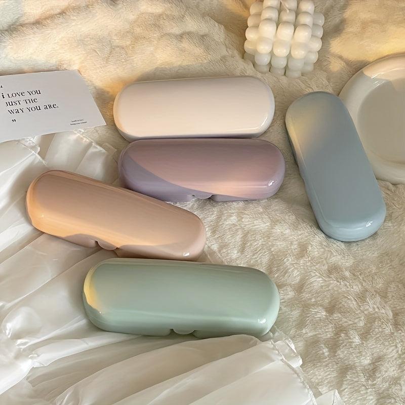 Solid Glasses Case Travel Sunglasses Storage Box Protective Eyewear Container