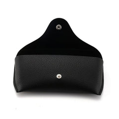 Soft Faux Leather Eyeglass Case Slim Portable Sunglasses Pouch