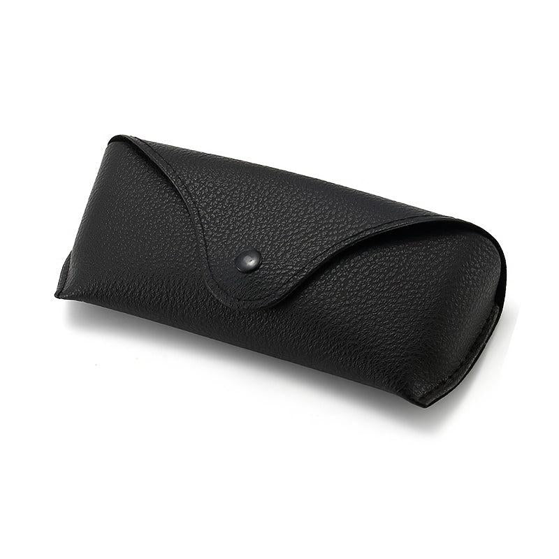 Soft Faux Leather Eyeglass Case Slim Portable Sunglasses Pouch