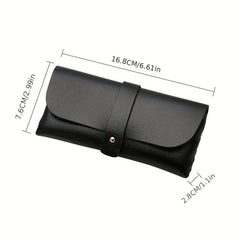 Litchi Embossed Glasses Bag PU Leather Sunglasses Case
