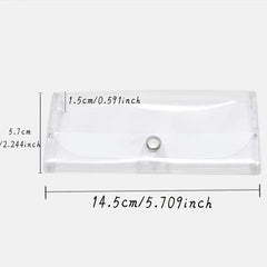 Frosted Clip Box Glasses Box Semi Hard Protective Case for Glasses