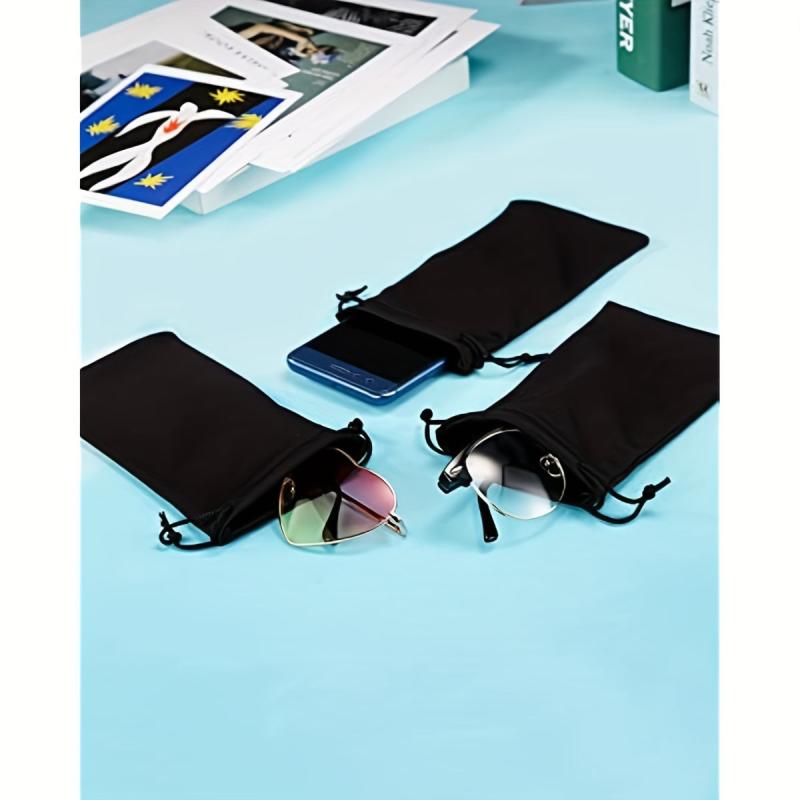 Microfiber Glasses Pouch & Cleaning Cloth Set
