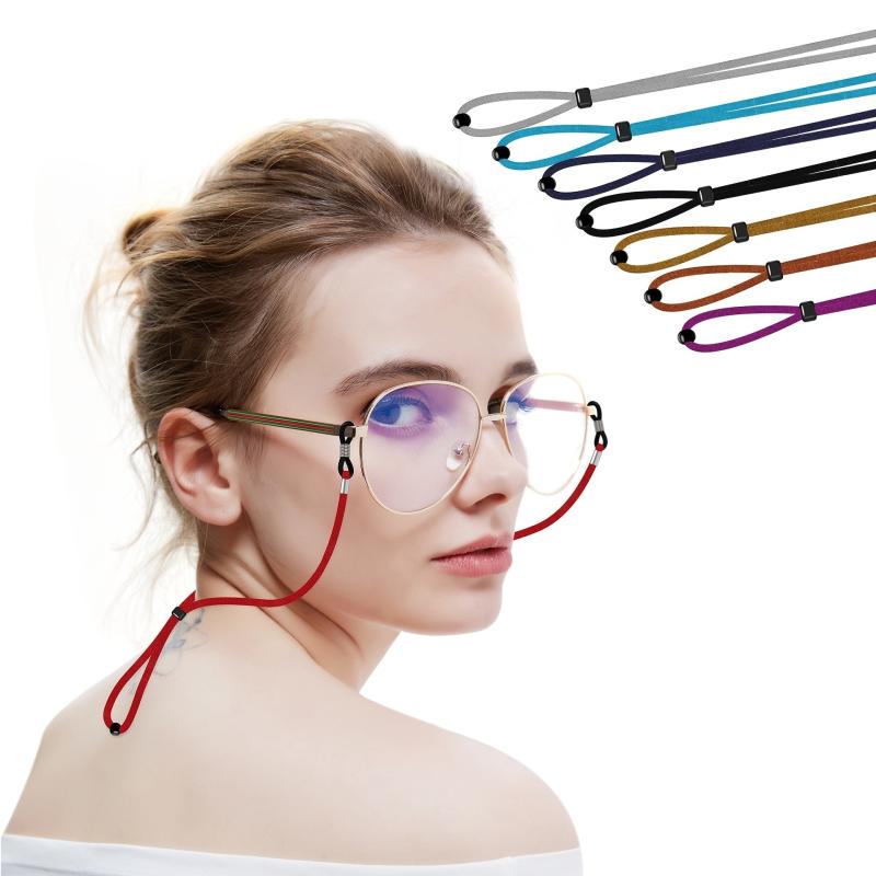 Adjustable Eyeglasses Cords Non Slip Glasses Rope Colorful Glasses Chain