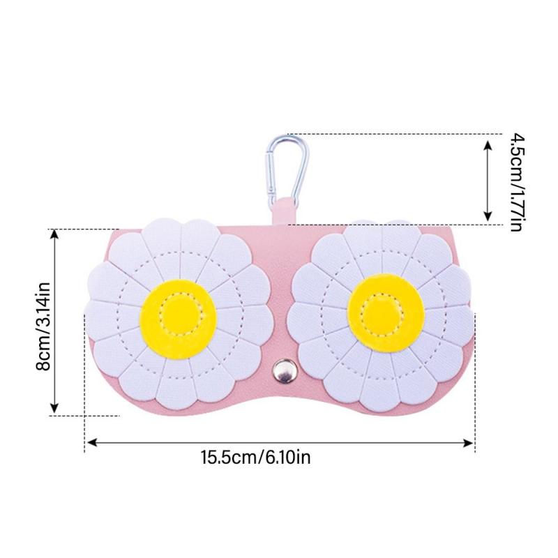 Cartoon Daisy Animal Glasses Pouch Cover Sunglasses Bag