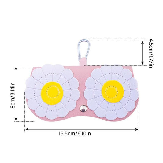 Cartoon Daisy Animal Glasses Pouch Cover Sunglasses Bag
