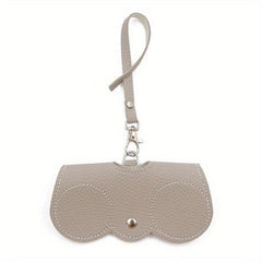 Litchi Embossed Glasses Pouch Cover Travel Eyewear Holder PU Leather