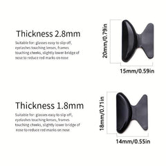 Butterfly Anti Slip Silicone Nose Pads for Glasses