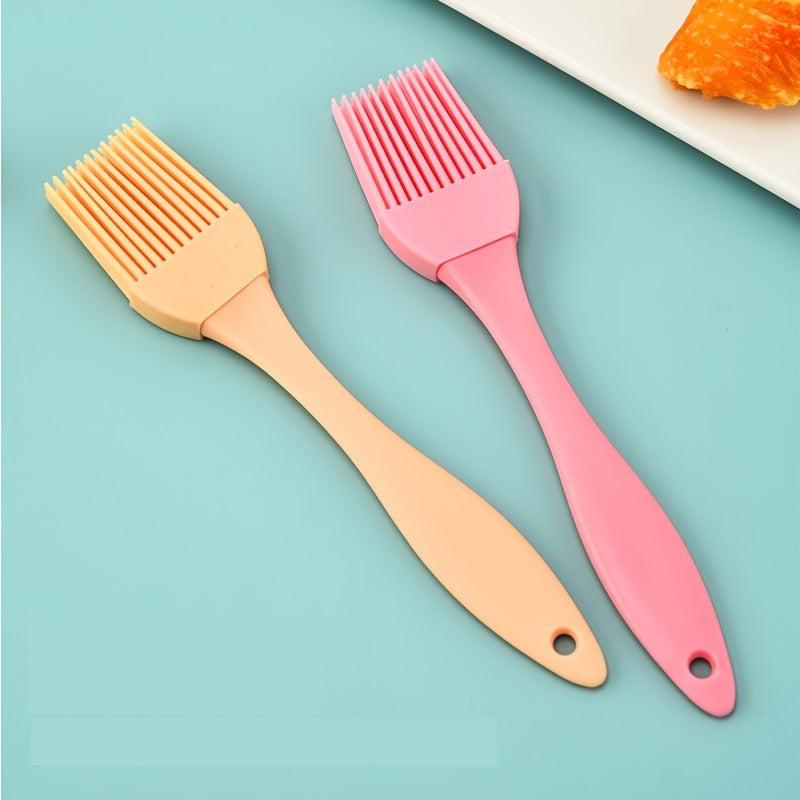 1pc Silicone Brush Seasoning Brush Kitchen Food Dishcloth Barbecue Brush