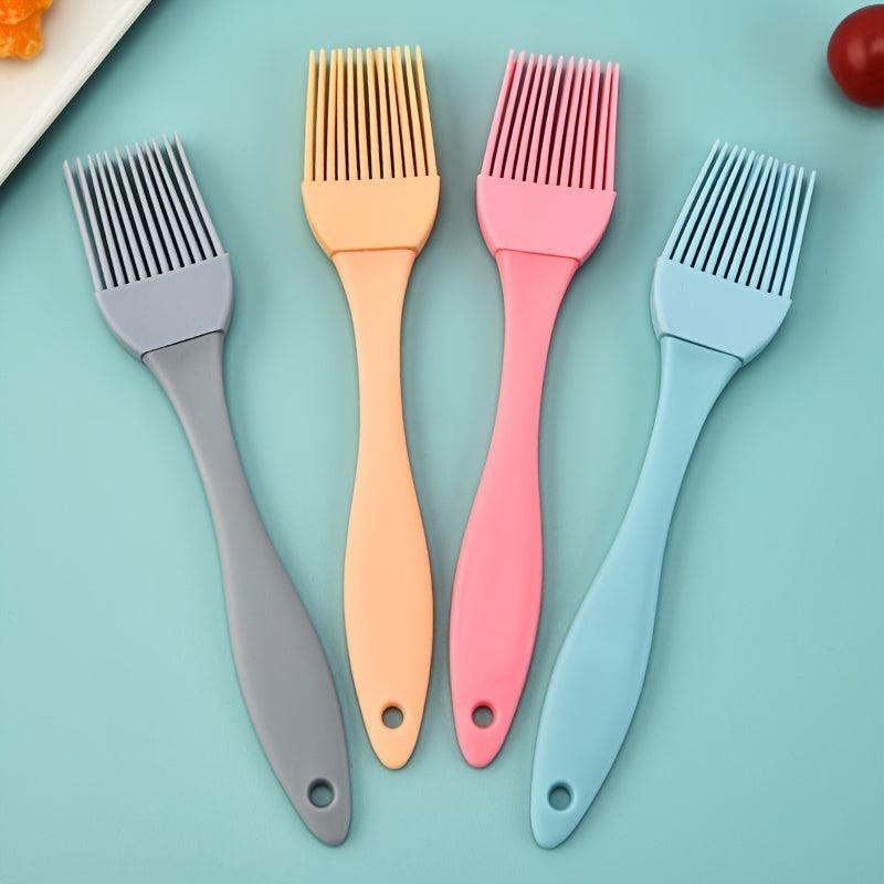 1pc Silicone Brush Seasoning Brush Kitchen Food Dishcloth Barbecue Brush