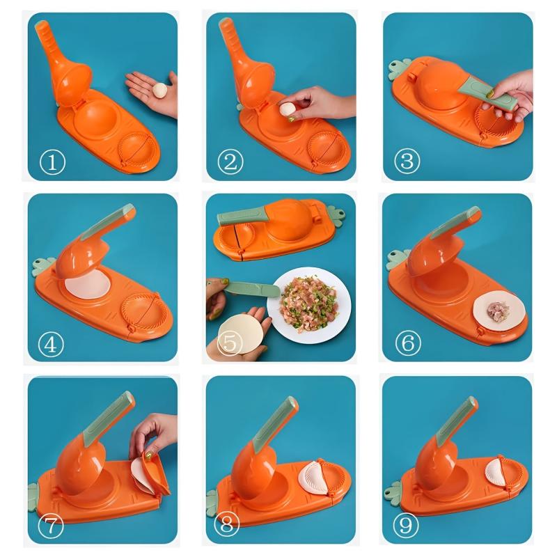 2-in-1 Stainless Steel Dumpling Maker Kit