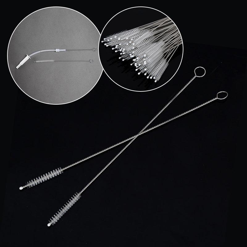 10pcs Stainless Steel Bottle Brushes Soft Bristle Set for Kitchen