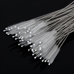 10pcs Stainless Steel Bottle Brushes Soft Bristle Set for Kitchen