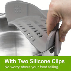 Adjustable Silicone Pot Strainer & Pasta Strainer