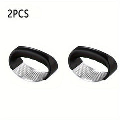 Stainless Steel Garlic Press Rocker Metal Garlic Mincer