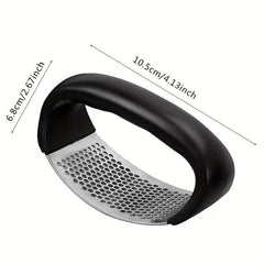 Stainless Steel Garlic Press Rocker Metal Garlic Mincer