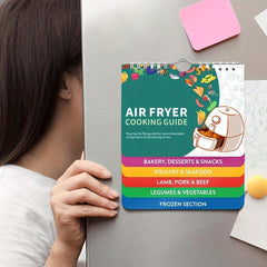 1pc Air Fryer Cheat Sheet Magnets Cooking Guide Booklet