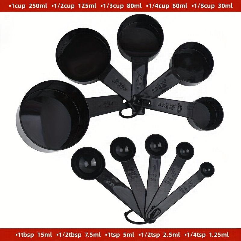 10pcs Measuring Cups And Spoons Set Kitchen Baking Cooking Tools
