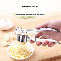 Stainless Steel Garlic Press Kitchen Tool