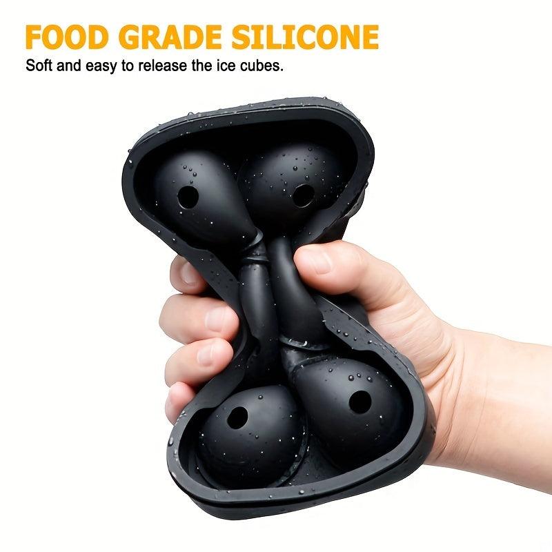 Large 6 Balls Ice Mold Silicone Ice Tray