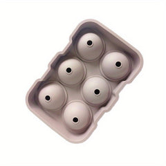 Large 6 Balls Ice Mold Silicone Ice Tray