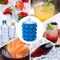 Plastic Ice Bucket Quick Cold Preservation Ice Maker Wine Containers