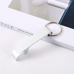 Mini Portable Beer Bottle Opener Keychain Aluminum Alloy Beverage Opener