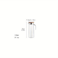 1pc Water Pitcher With Lid 37 1oz 54 1oz Heavy Duty Drink Picher