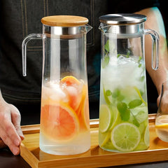 1pc Water Pitcher With Lid 37 1oz 54 1oz Heavy Duty Drink Picher