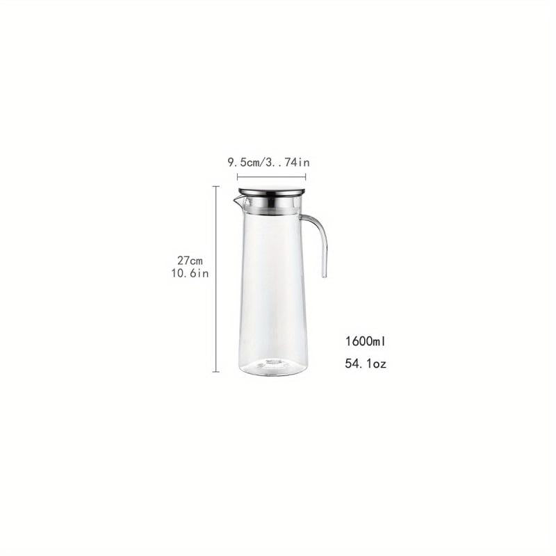 1pc Water Pitcher With Lid 37 1oz 54 1oz Heavy Duty Drink Picher