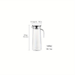 1pc Water Pitcher With Lid 37 1oz 54 1oz Heavy Duty Drink Picher