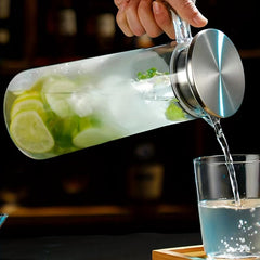 1pc Water Pitcher With Lid 37 1oz 54 1oz Heavy Duty Drink Picher