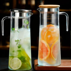 1pc Water Pitcher With Lid 37 1oz 54 1oz Heavy Duty Drink Picher