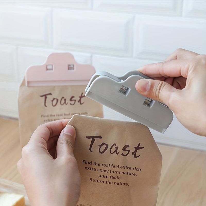 18PCS Chip Bag Clips Portable Storage Food Sealing Clamp Plastic Tools