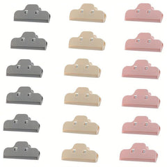 18PCS Chip Bag Clips Portable Storage Food Sealing Clamp Plastic Tools