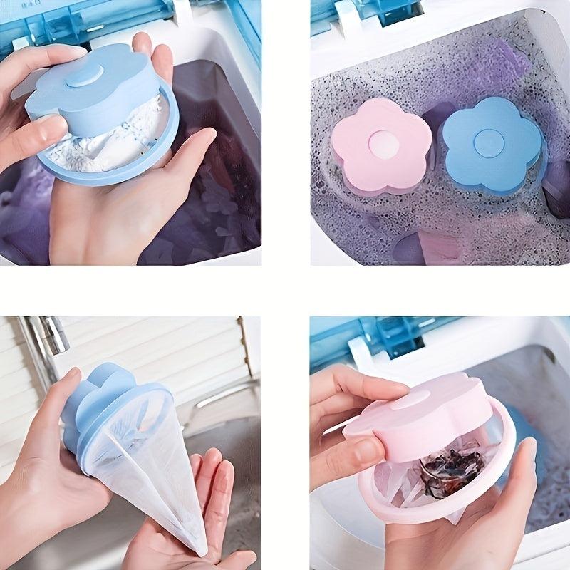 2pcs Reusable Washing Machine Lint Catcher for Laundry