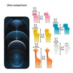 10pcs Mini Fruit Forks for Kids - Fun Cartoon Design