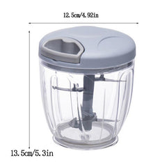 Manual Vegetable Cutter Garlic Masher Fruit Crusher Kitchen Tool