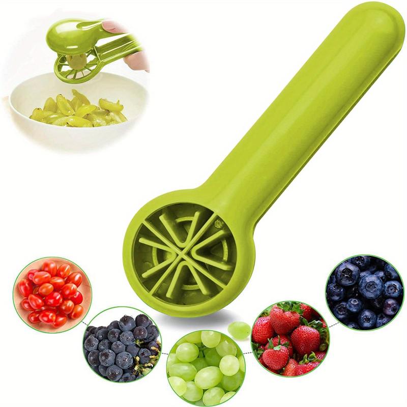 1pc Green Tomato Strawberry Cutter - No Blade