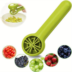 1pc Green Tomato Strawberry Cutter - No Blade