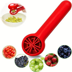 1pc Green Tomato Strawberry Cutter - No Blade