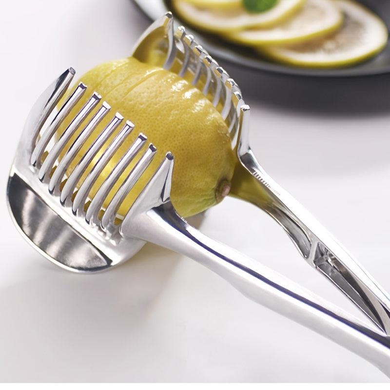 Stainless Steel Tomato Lemon Slicer Holder