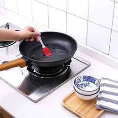 1pc Split Silicone Brush BBQ Brush Kitchen Non stick Baking Tool Red