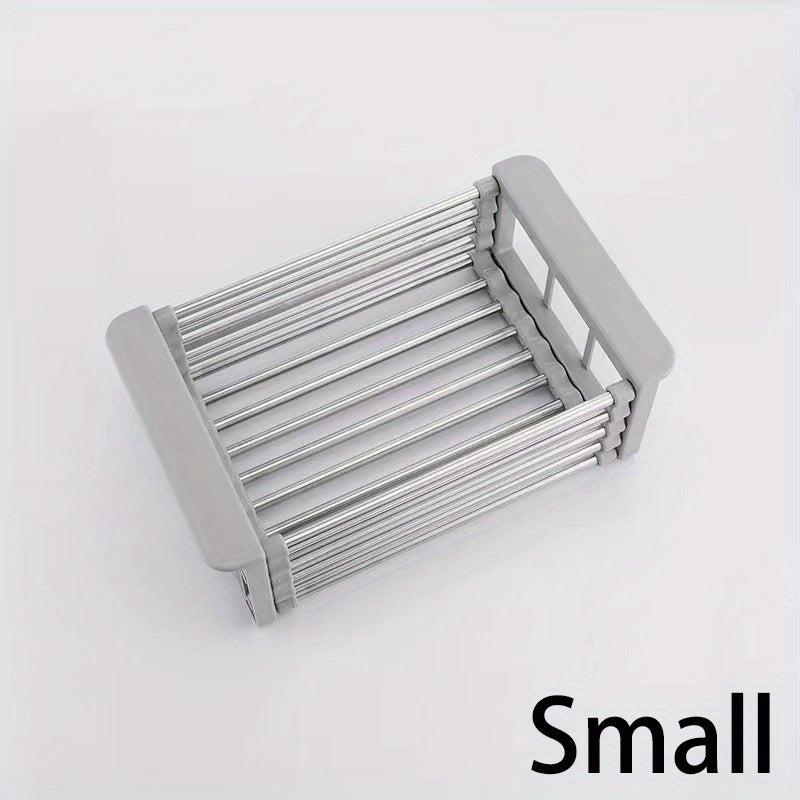 Extendable Drain Basket Dish Rack for Kitchen Sink